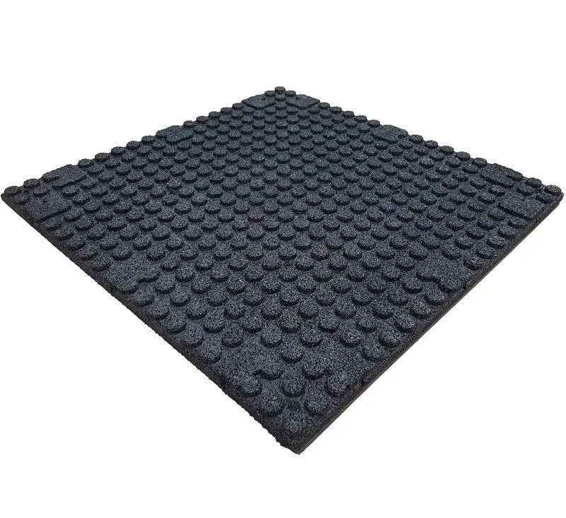 2' x 2' x 1" Thick Kodiak Megatile Rubber Flooring
