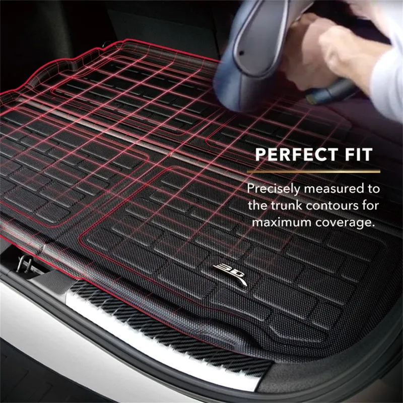 3D MAXpider Kagu Behind 2nd Row Cargo Liner - Black / Textured - Ford Mustang 2015-20