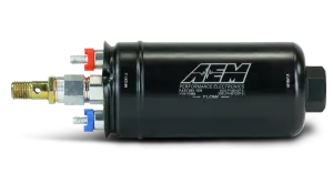 AEM 50-1009 400lph Inline High Flow Fuel Pump. 400lph@40psi, 300LPH@120psi