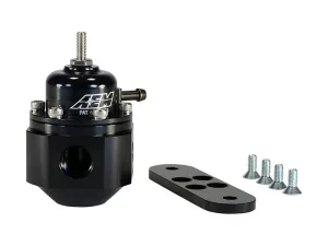 AEM Universal Adjustable Fuel Pressure Regulator - 25-302BK