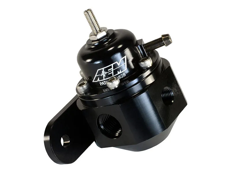 AEM Universal Adjustable Fuel Pressure Regulator - 25-302BK