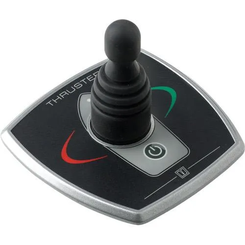 Aluminium Bow Thruster Touch Panel w/ Joy-stick & Time Delay - 97 x 95mm - Dia: 52mm - 12/24V