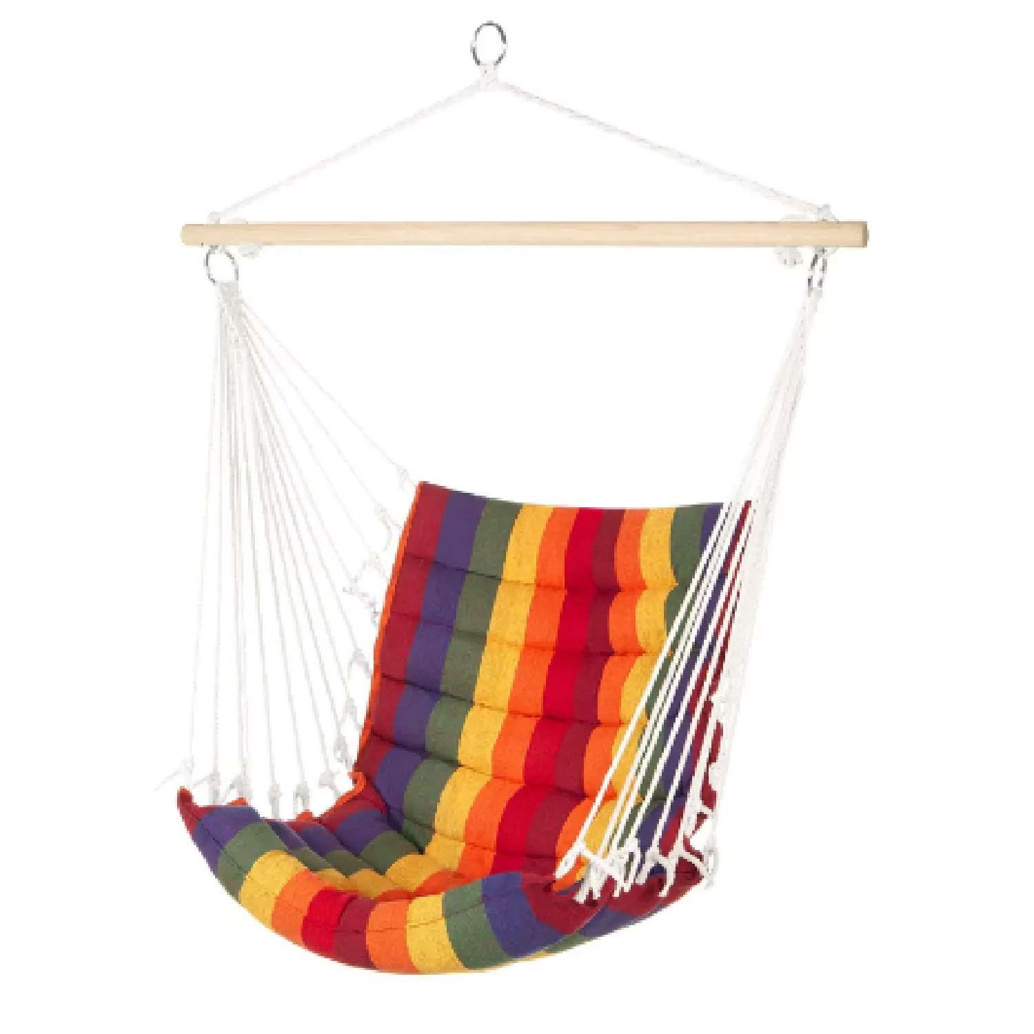 Best Choice Products Cotton Hammock Chair  | Padded Pendant