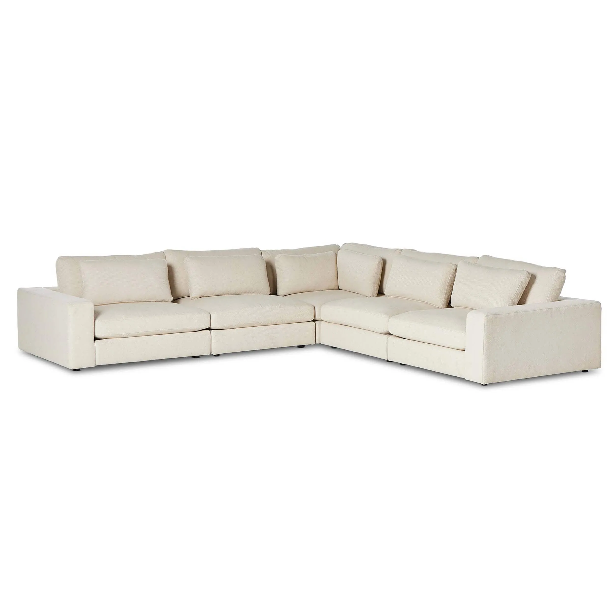 Bloor 5 Piece Sectional, Clairmont Sand