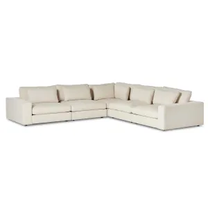 Bloor 5 Piece Sectional, Clairmont Sand