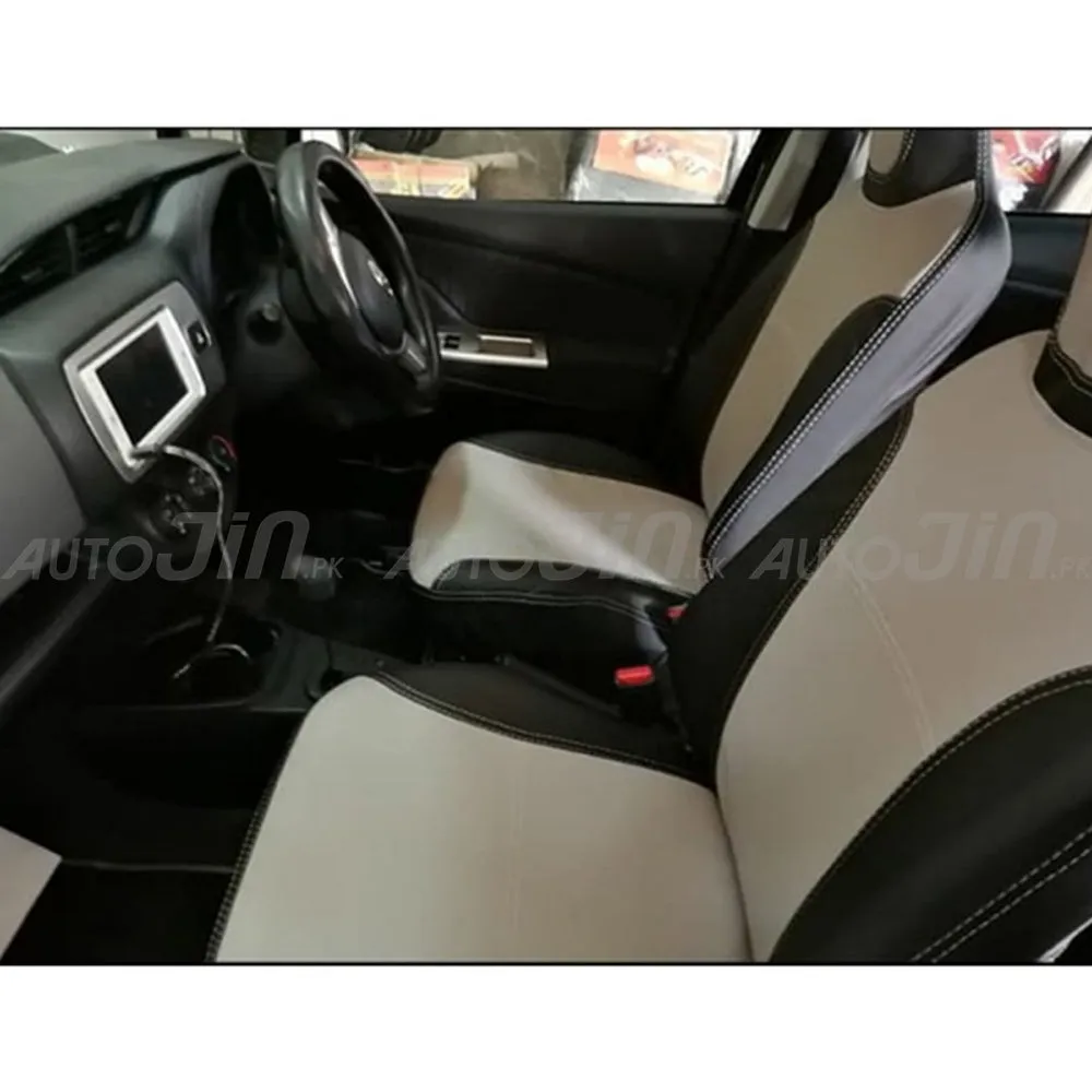 Car Seat Covers for Sedans White & Black