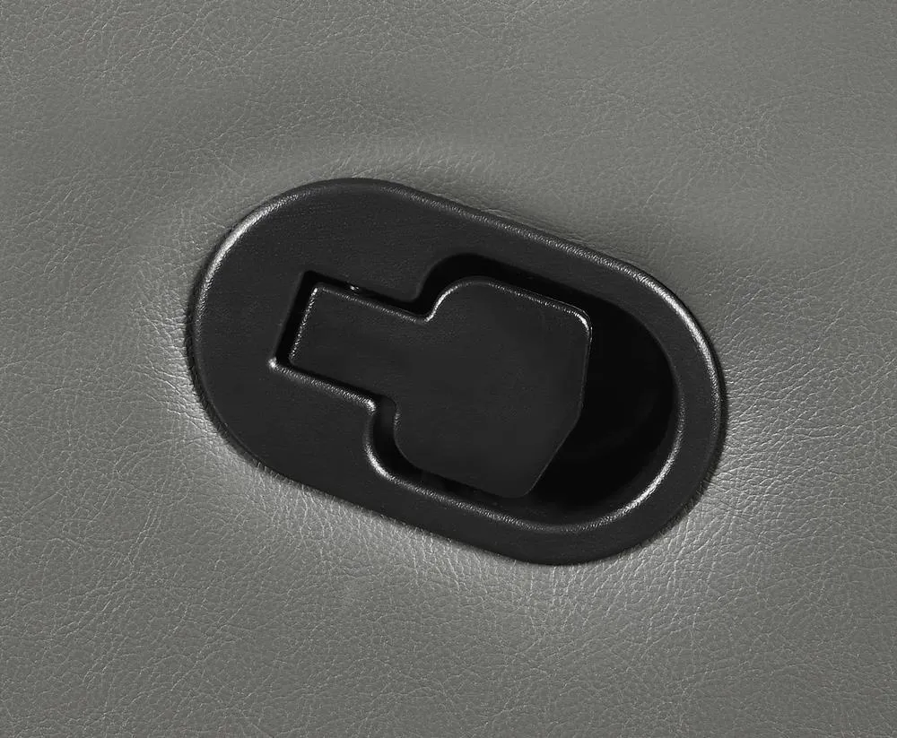 Charcoal - Flamenco Tufted Upholstered Recliner Charcoal
