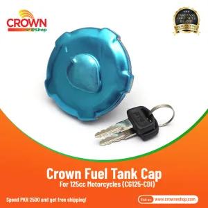 Crown Fuel Tank Cap for 125cc Motorcycles (CG125-CDI)