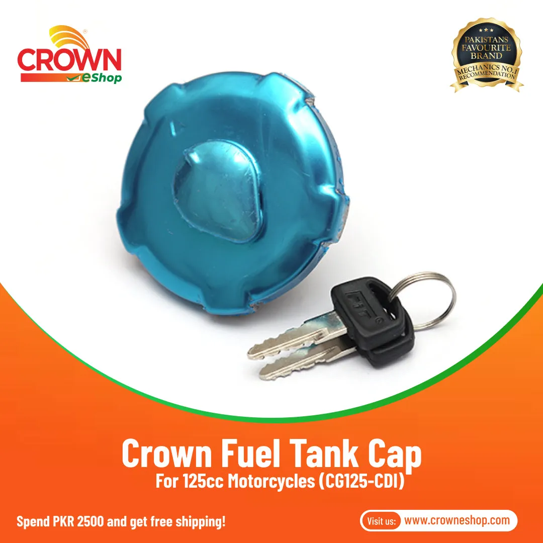 Crown Fuel Tank Cap for 125cc Motorcycles (CG125-CDI)