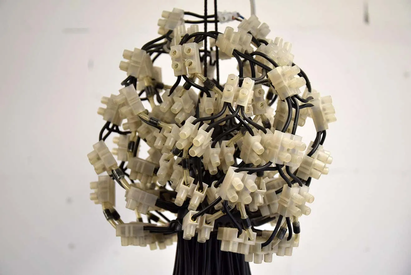 Droog Design Chandelier 85 Lamps by Rody Graumans, 1995