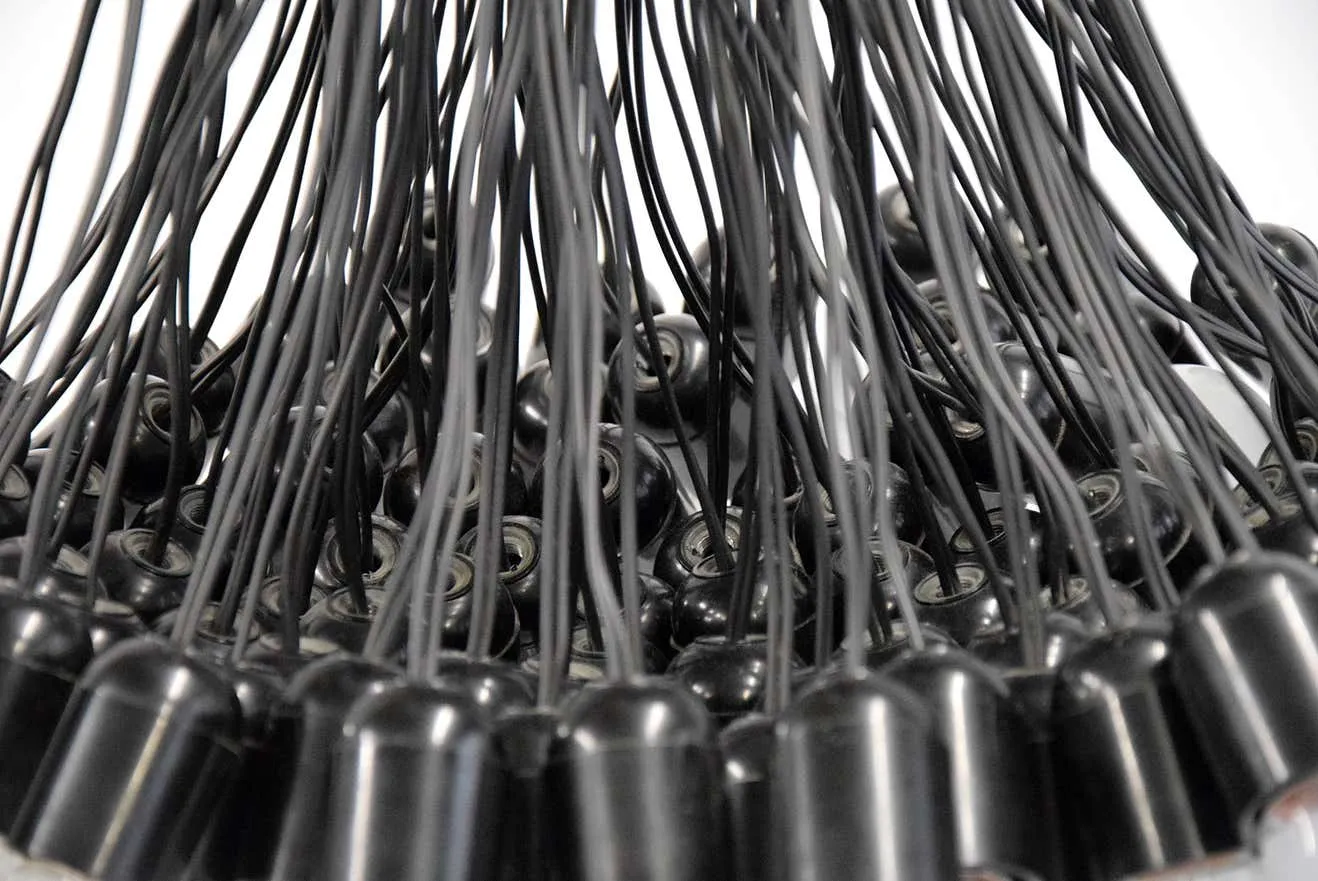 Droog Design Chandelier 85 Lamps by Rody Graumans, 1995