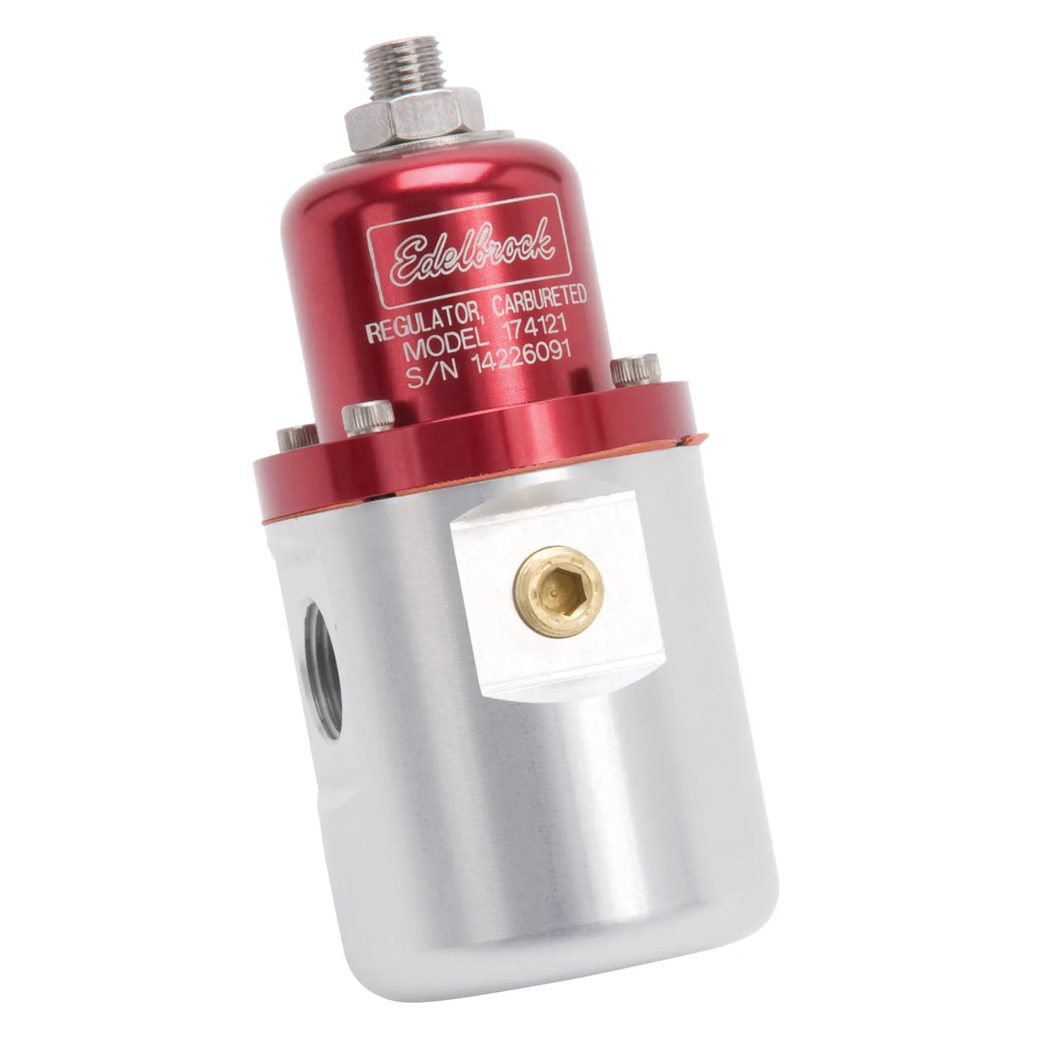 Edelbrock 174121 Edelbrock Carbureted Non-Bypass Style Fuel Pressure Regulator; 160 GPH
