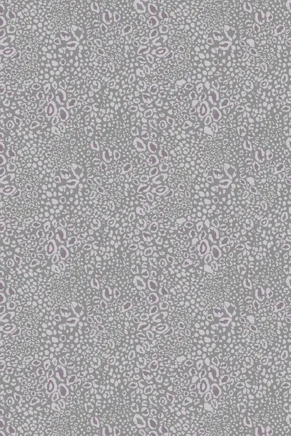 Farrow & Ball Wallpaper Ocelot BP 3705 Lilac/ Charcoal Grey