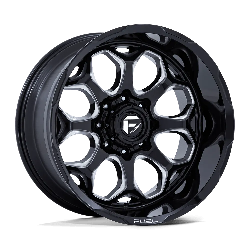 Fuel Off-Road FC862 Scepter 22X10 8X170 -18mm Gloss Black Milled