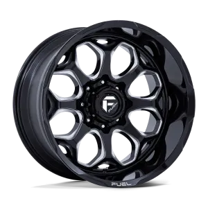 Fuel Off-Road FC862 Scepter 22X10 8X170 -18mm Gloss Black Milled
