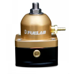 FUELAB 51501-5 Fuel Pressure Regulator EFI (25-90 psi, 10AN-In, 6AN-Out) Gold