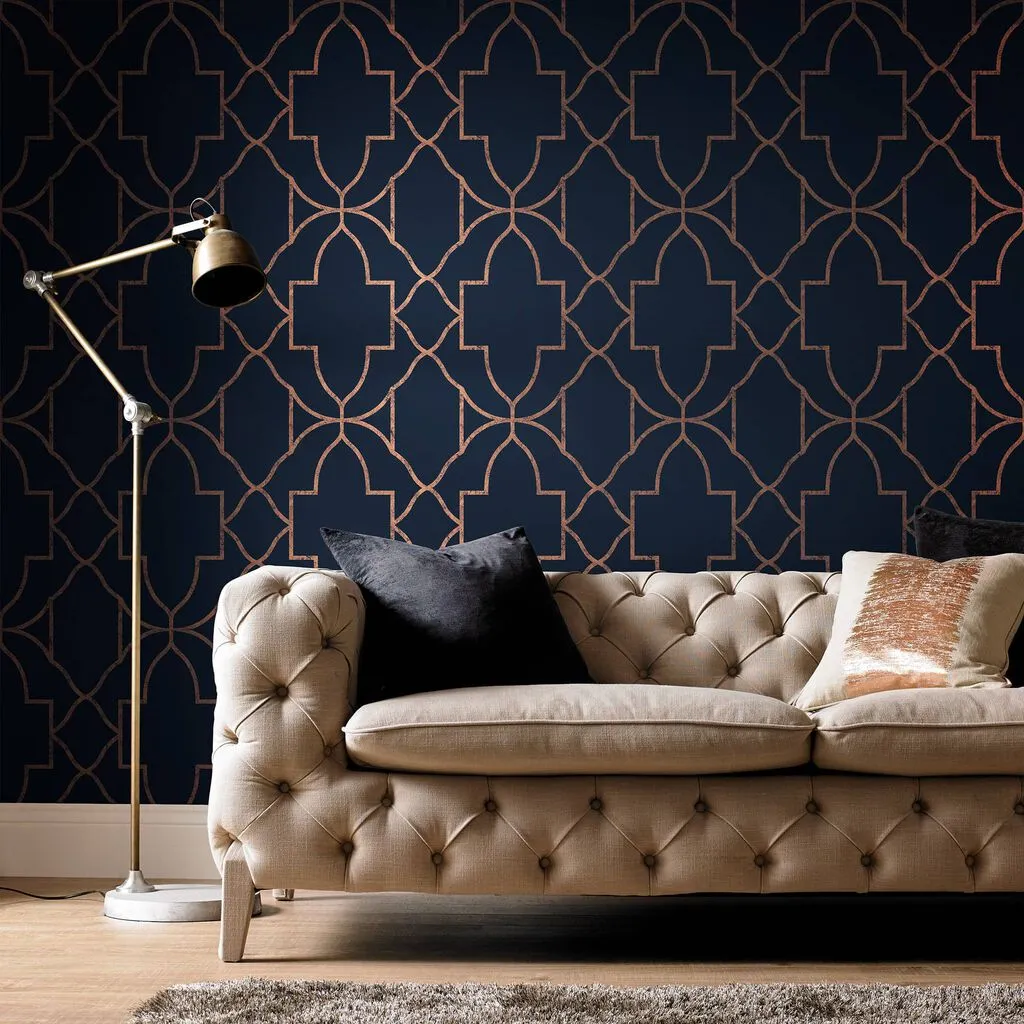 Graham & Brown Versailles 113962 Navy