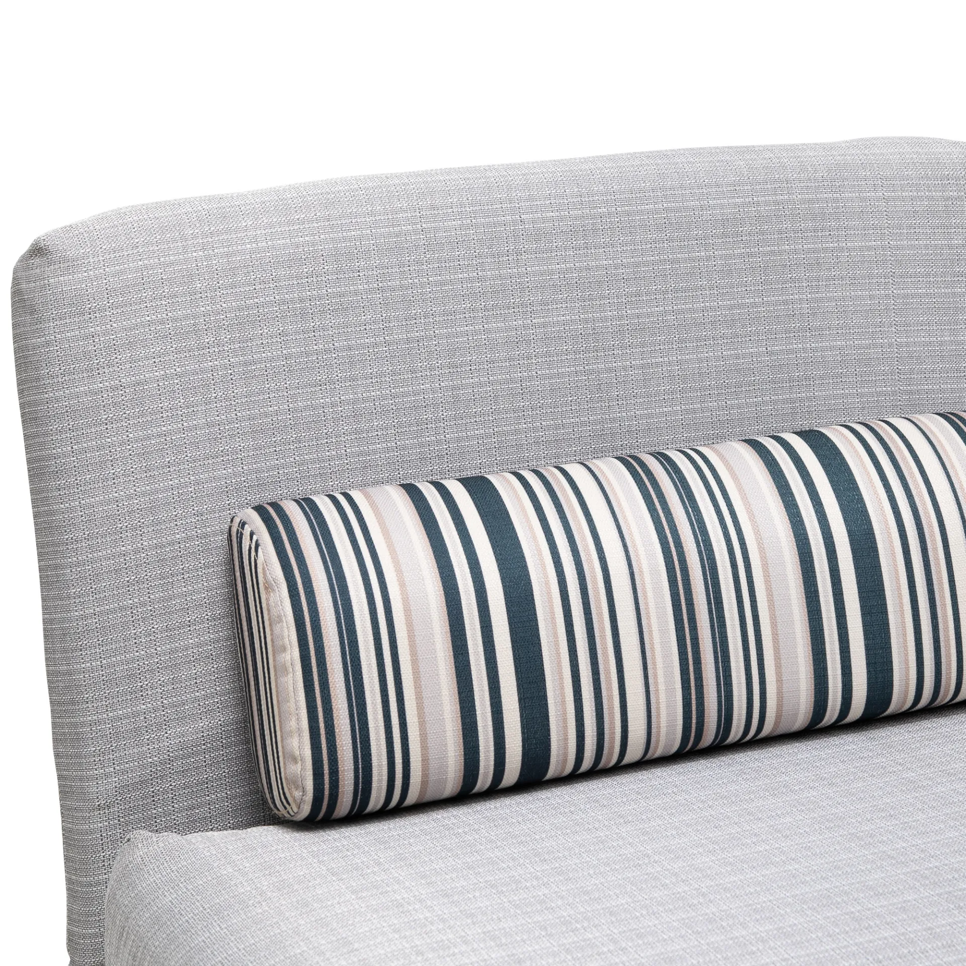HOMCOM Convertible Single Sofa Bed - Multi-Function, Space-Saving 1 Person Sleeper with Adjustable Back and Pillow, Grey