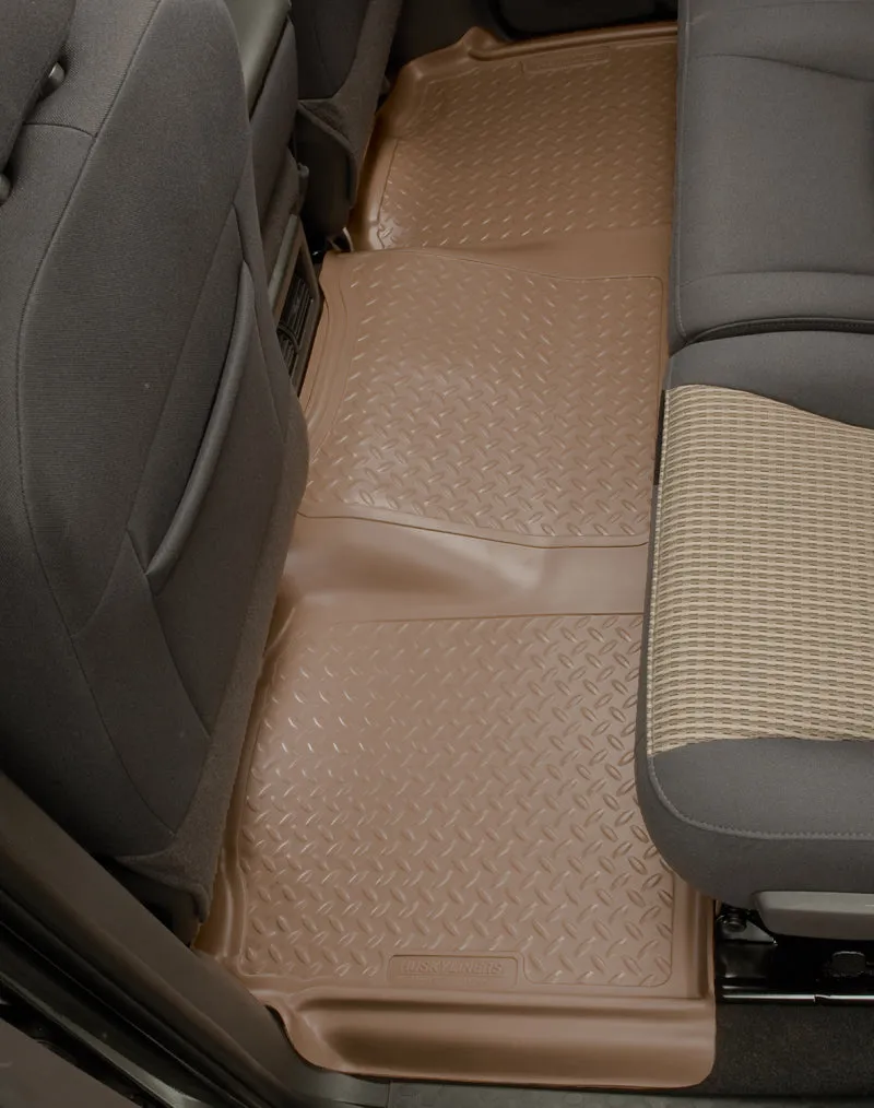 Husky Liners Classic Style 2nd Row Floor Liner - Black - Extended Cab - GM C/K Series 1988-2000
