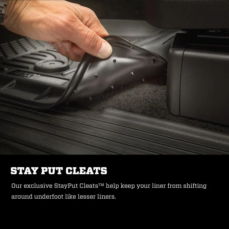 Husky Liners WeatherBeater Front / 2nd Row Floor Liner - Black - GM Compact SUV 2013-22