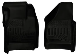 Husky Liners Weatherbeater Front Floor Liner - Black - Ford Fullsize Truck 2008-10 - Pair