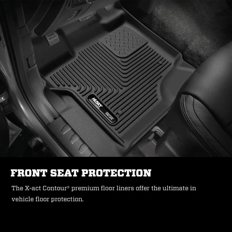 Husky Liners X-Act Contour 2nd Row Floor Liner - Black - Ford Fullsize Truck 2009-13