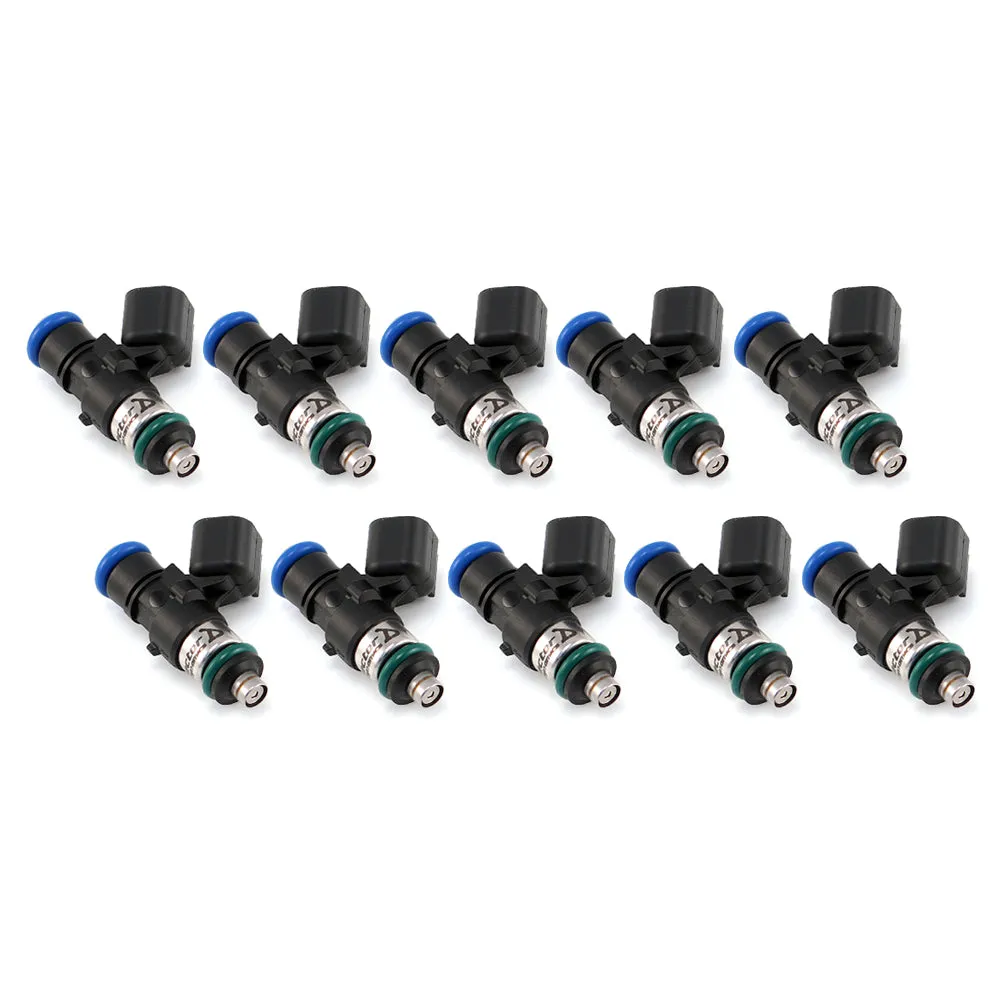 Injector Dynamics 2600cc Injectors - 15  Audi R8, Lamborghini Huracan - 34mm Length - 14mm Top - 14mm Lower O-Ring (Set of 10) - 2600.34.14.14.10