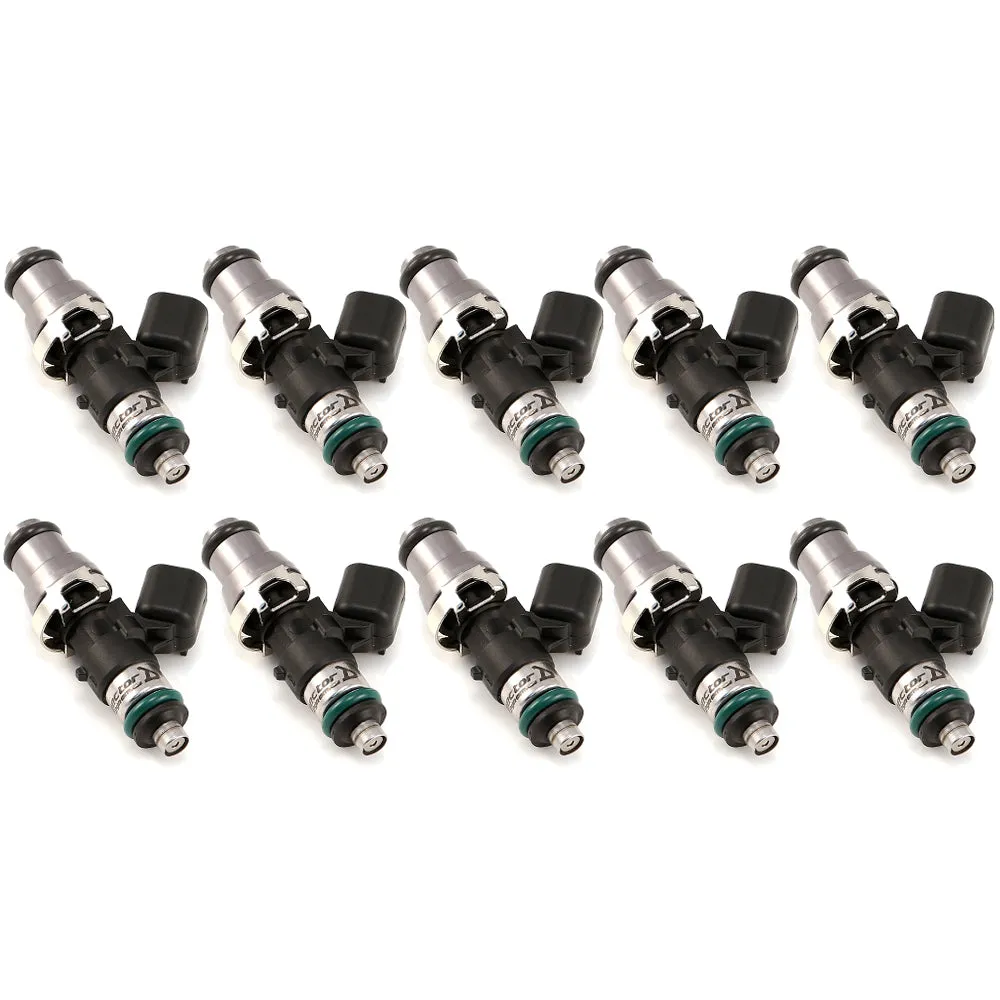 Injector Dynamics 2600cc Injectors - Lamborghini Gallardo 04-13 - 48mm Length - 14mm Top - 14mm Lower O-Ring (Set of 10) - 2600.48.14.14.10
