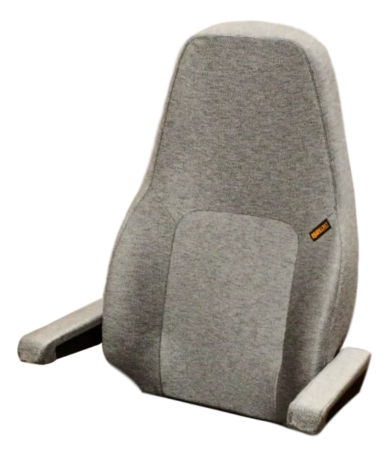 ISRI Deluxe Replacement Backrest Assembly - Gray Cloth