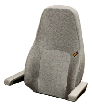 ISRI Deluxe Replacement Backrest Assembly - Gray Cloth