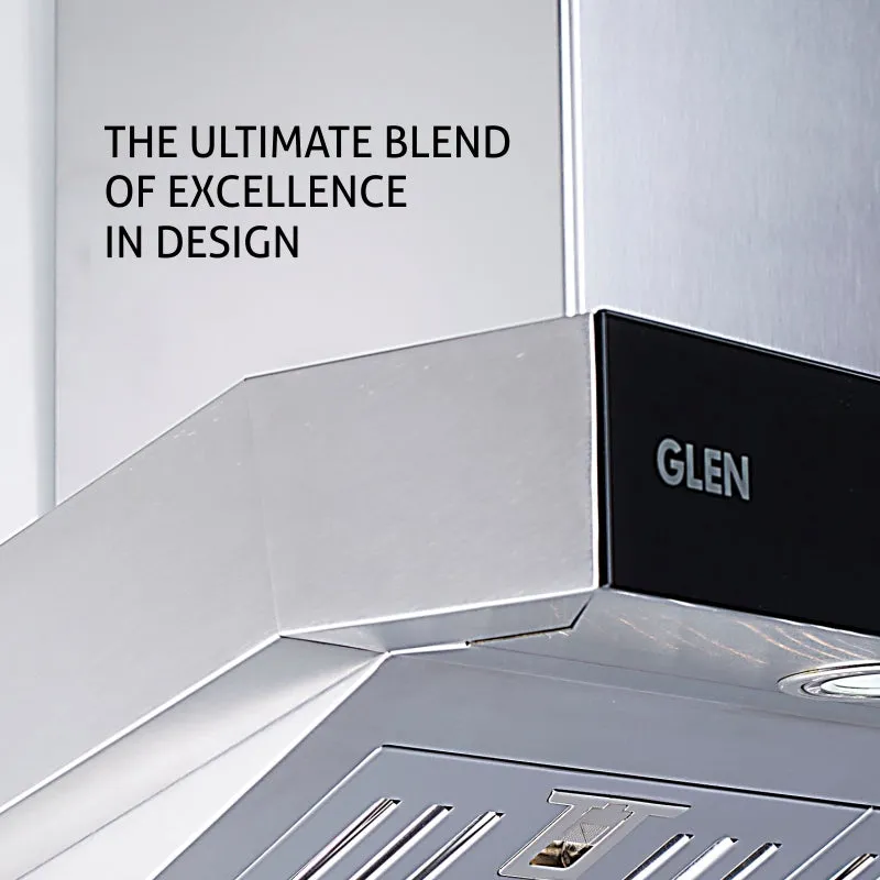 Kitchen Chimney with Touch Sensor, Baffle Filter 60cm 1250 m3/h - Silver (6078 TS)