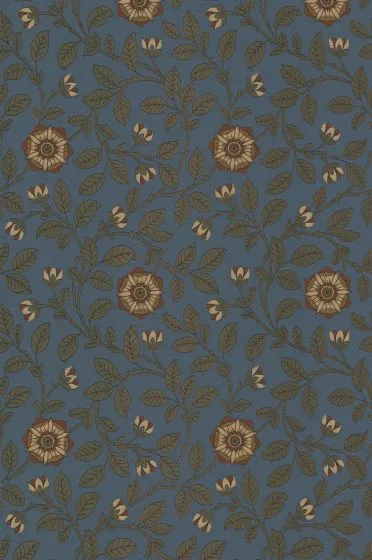 Little Greene Wallpaper Richmond Green Revival Blue