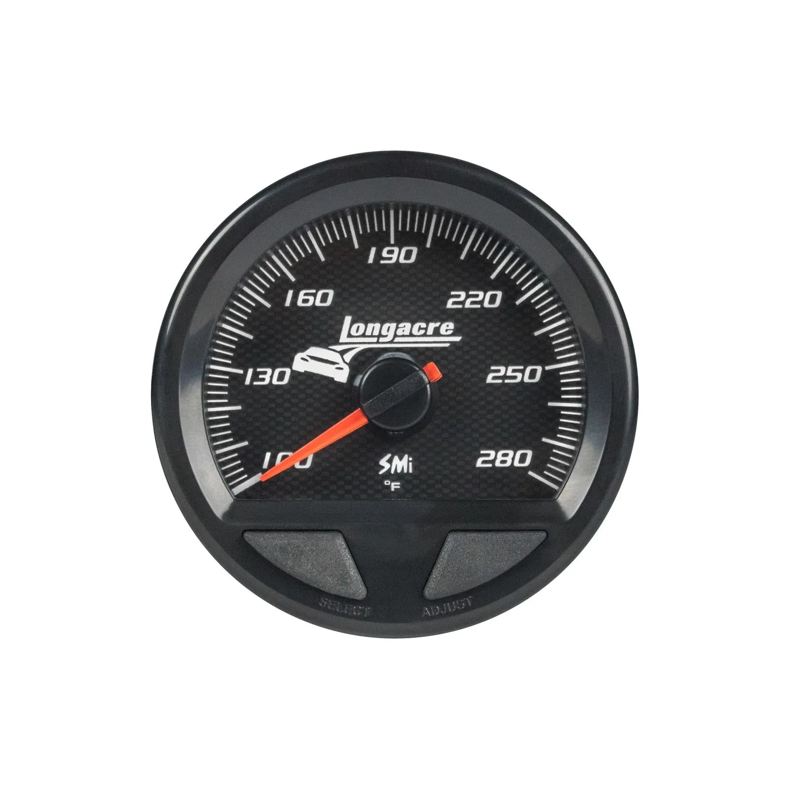 Longacre Elite Waterproof Water / Oil Temp Gauge 100-280