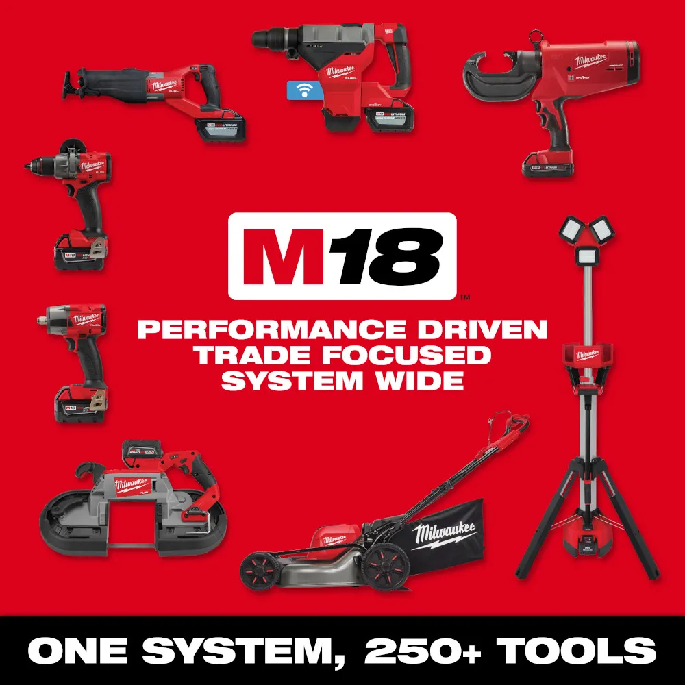Milwaukee M18 Fuel Quik-Lok Rubber Broom Attachment