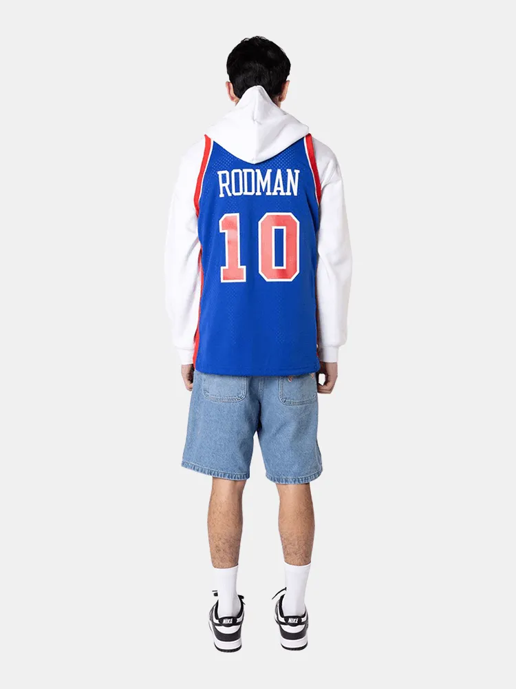 Mitchell & Ness Pistons Rodman 88-89 Swingman Jersey - Royal
