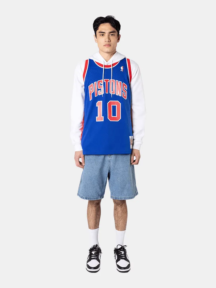 Mitchell & Ness Pistons Rodman 88-89 Swingman Jersey - Royal