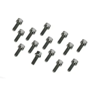 Mr. Gasket Header Bolt - 5/16-18 in Thread - 0.75 in Long - Hex Head - Black Oxide - Small Block Mopar - Set of 14
