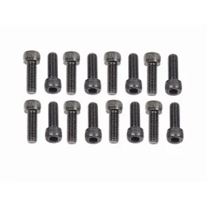 Mr. Gasket Header Bolt - 8 mm x 1.25 Thread - 25 mm Long - Hex Head - Black Oxide - GM LS-Series / Ford Modular / Mopar Gen III Hemi - Set of 16