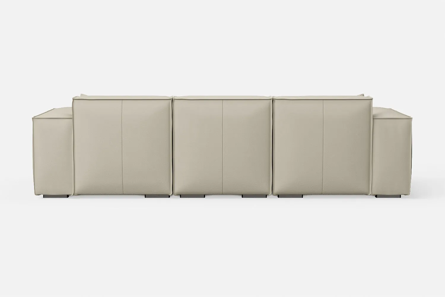 Naples 3 Seater Sofa Cream Leather