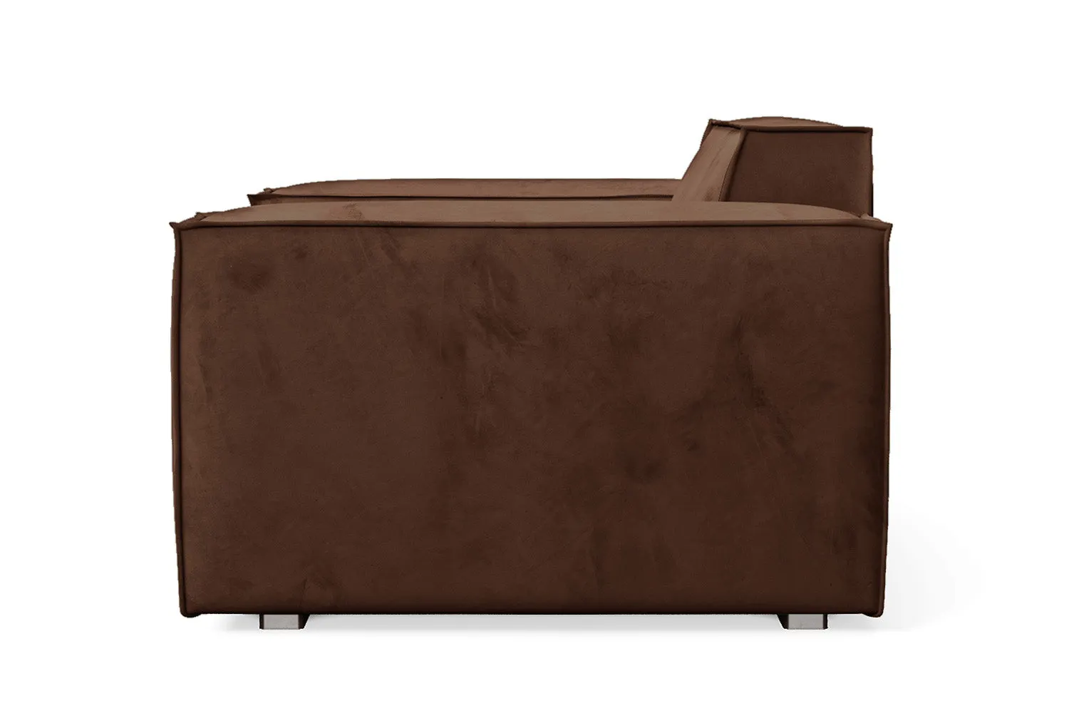 Naples Armchair Coffee Brown Velvet