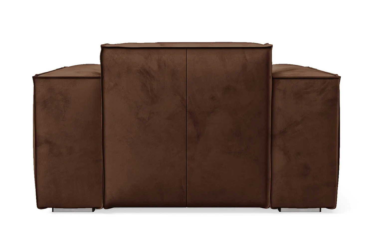 Naples Armchair Coffee Brown Velvet