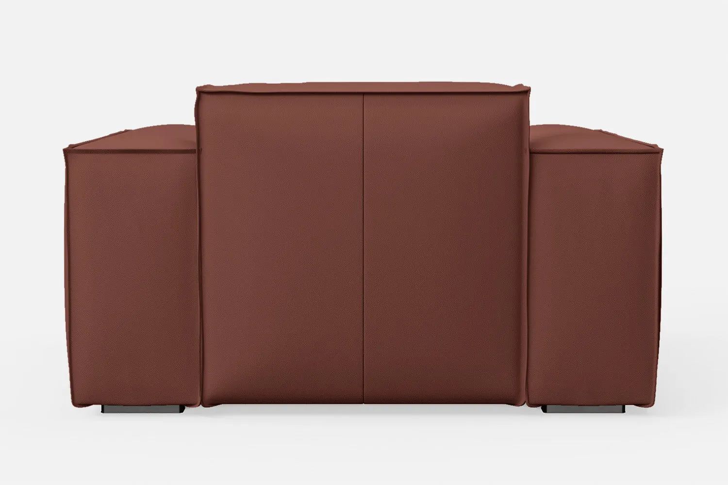 Naples Armchair Mauve Leather