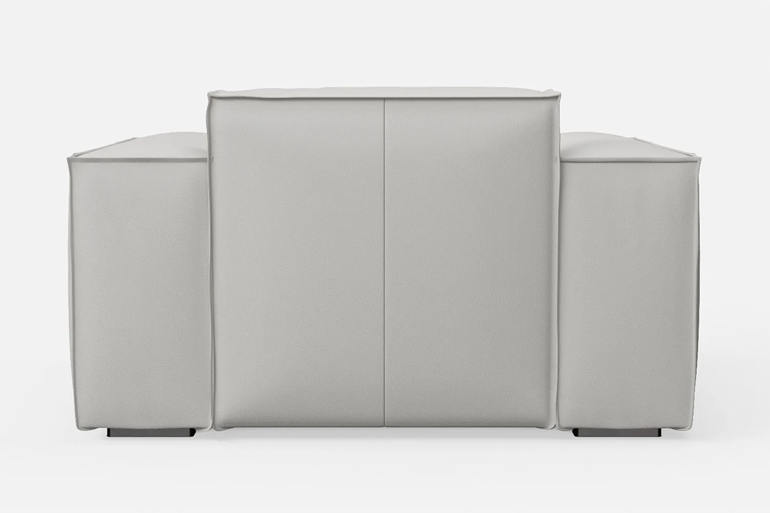 Naples Armchair White Leather