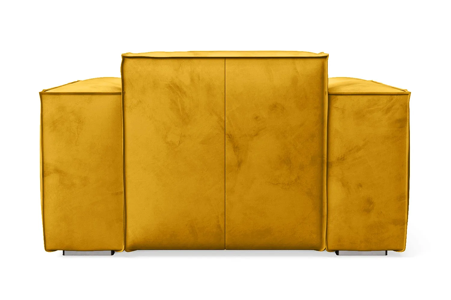 Naples Armchair Yellow Velvet