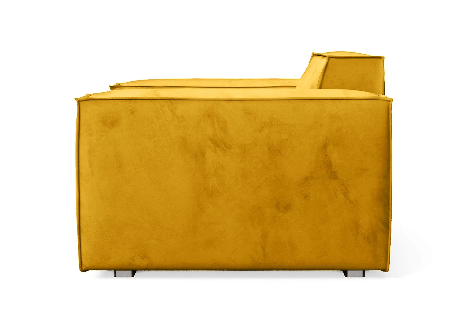 Naples Armchair Yellow Velvet