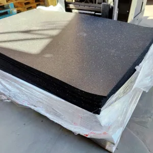 NEW Hammer Clad 1/2" Premium Gym Flooring Mats 4' x 6' Confetti Fleck