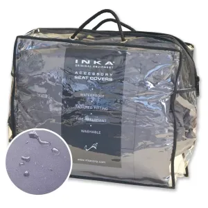Nissan NV200 Front 1 1 INKA Fully Tailored Waterproof Seat Covers Grey MY09 