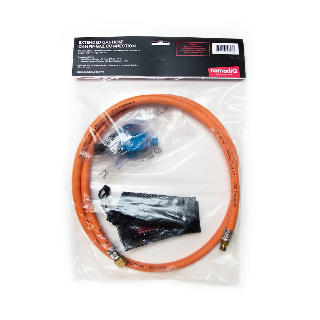 NomadiQ Extended Gas Hose Campingaz Connection