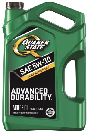 Quaker State Ultimate Durability 550044963 Motor Oil, 5W-30, 5.1 qt Bottle :EA: QUANTITY: 3