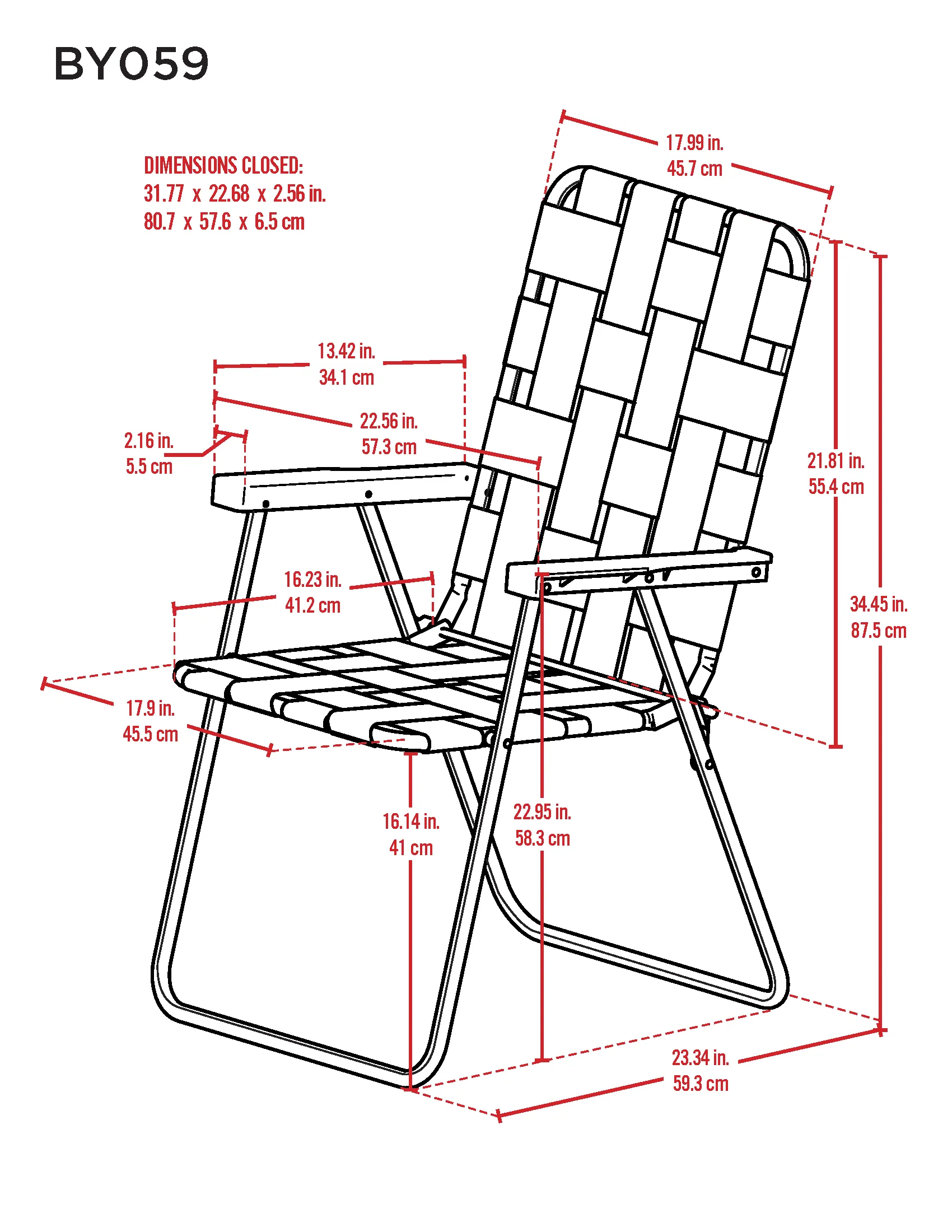 RIO | Web Chair Blue/White